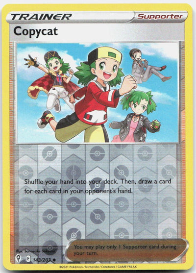 Copycat Reverse Holo Uncommon SWSH07: Evolving Skies 143/203 NM