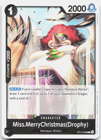 Miss.MerryChristmas(Drophy) C The Azure Sea's Seven Release Event OP14-088 NM