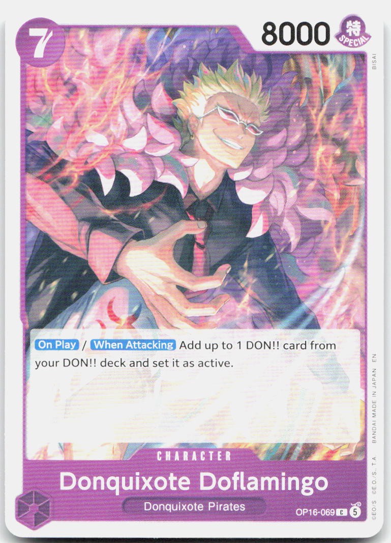 Donquixote Doflamingo (069) C The Time of Battle OP16-069 NM
