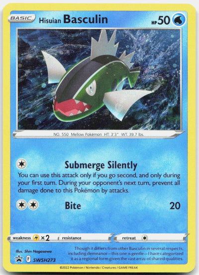 Hisuian Basculin Holo Promo SWSH: Sword & Shield Promo Cards SWSH273 NM