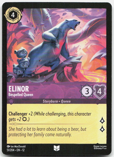 Elinor - Bespelled Queen Uncommon Wilds Unknown 51/204 NM