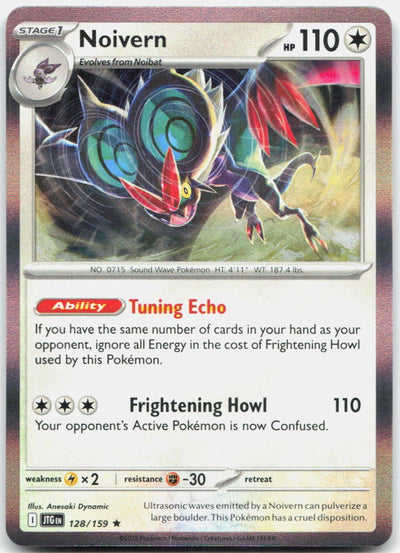 Noivern 128/159 Rare Journey Together Pokemon Holo Near Mint