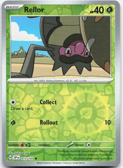 Rellor Reverse Holo Common SV08: Surging Sparks 013/191 NM