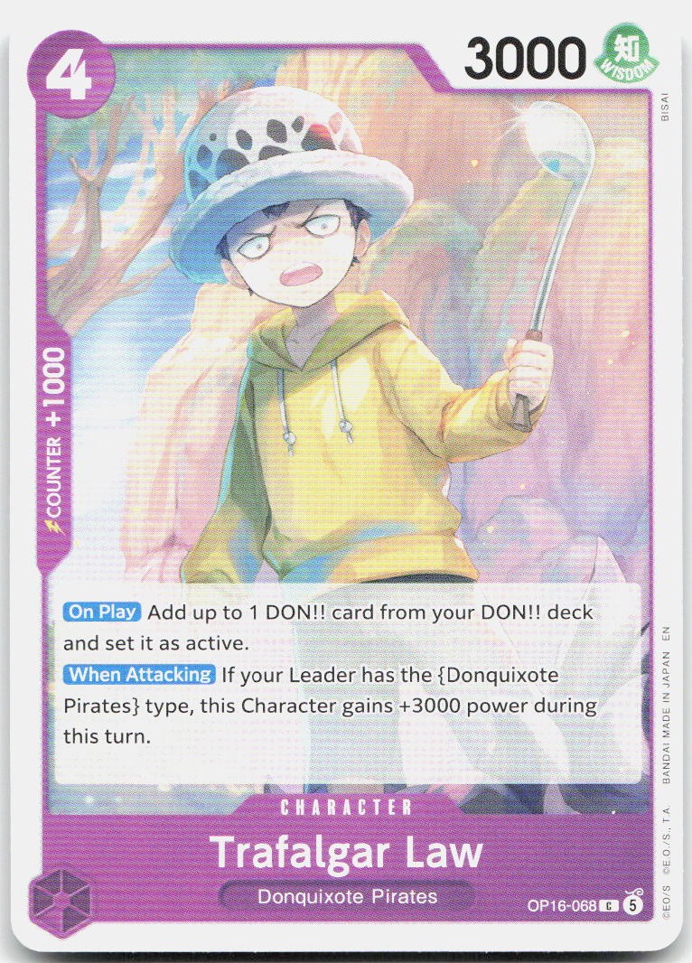 Trafalgar Law (068) C The Time of Battle OP16-068 NM