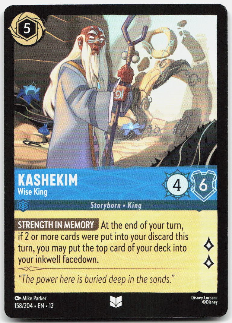 Kashekim - Wise King Uncommon Wilds Unknown 158/204 NM