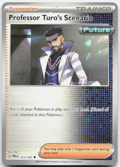 Professor Turo's Scenario (PBP) 121/131 Prismatic Evolutions Pokemon Holo NM