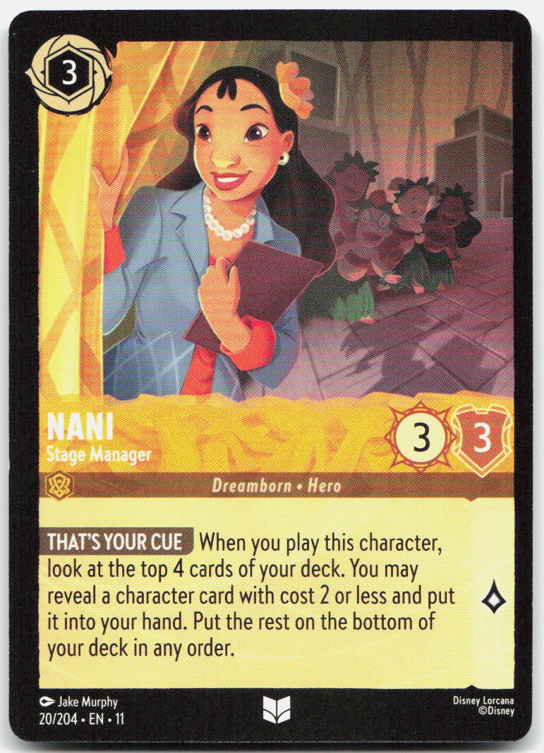 Nani - Stage Manager Uncommon Winterspell 20/204 NM