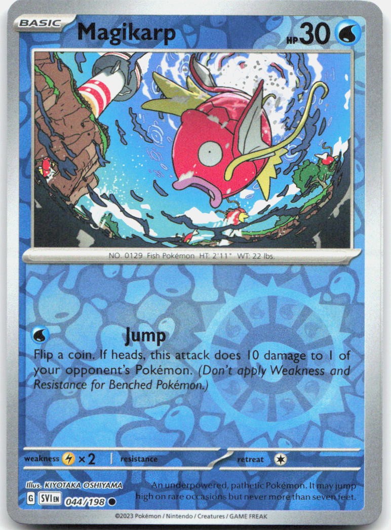 Magikarp Reverse Holo Common SV01: Scarlet & Violet Base Set 044/198 NM