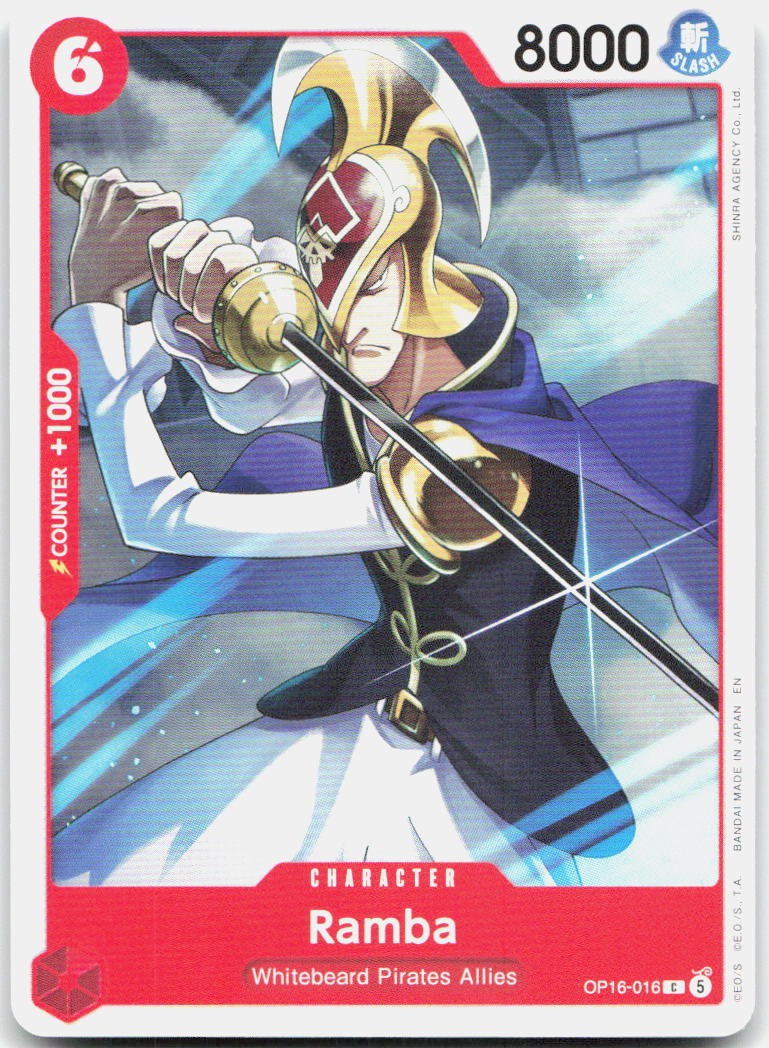Ramba C The Time of Battle OP16-016 NM