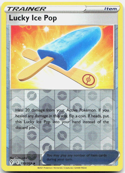 Lucky Ice Pop Reverse Holo Uncommon SWSH07: Evolving Skies 150/203 NM