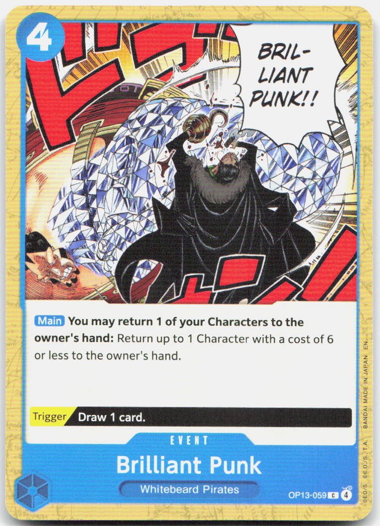 Brilliant Punk C Carrying On His Will: 3rd Anniversary Tournament OP13-059 NM
