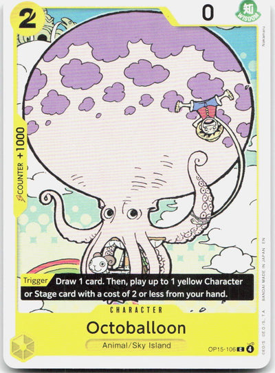 Octoballoon C Adventure on Kami's Island OP15-106 NM