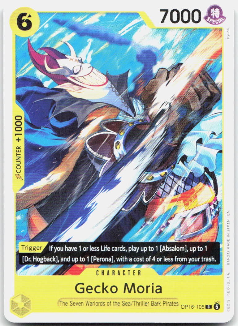 Gecko Moria C The Time of Battle OP16-105 NM