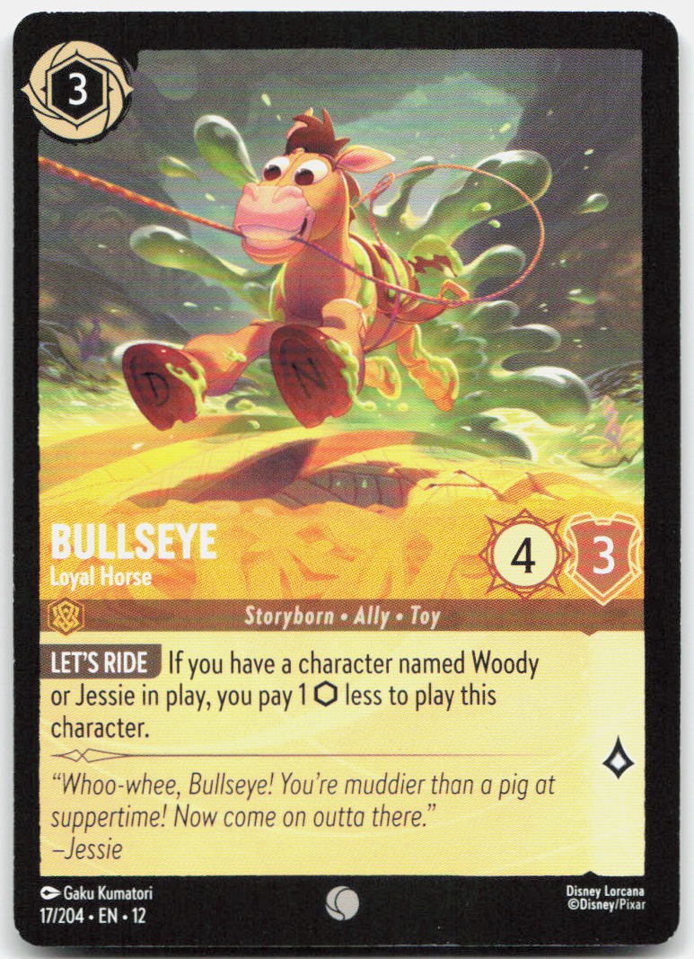 Bullseye - Loyal Horse Common Wilds Unknown 17/204 NM