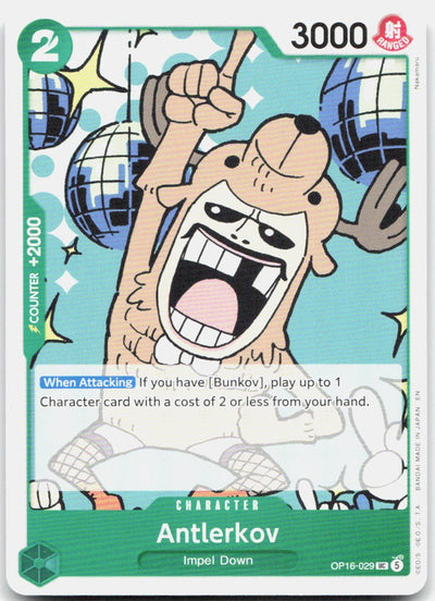 Antlerkov UC The Time of Battle OP16-029 NM