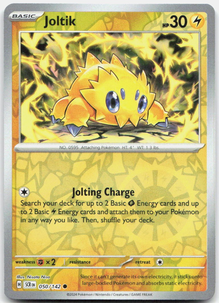 Joltik Reverse Holo Common SV07: Stellar Crown 050/142 NM