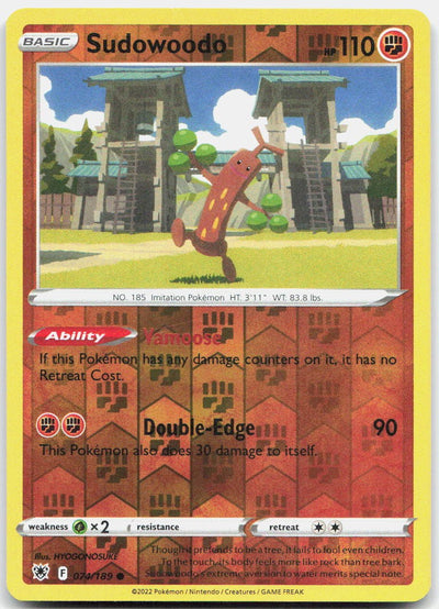 Sudowoodo Reverse Holo Common SWSH10: Astral Radiance 074/189 NM
