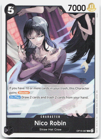 Nico Robin () C Adventure on Kami's Island OP15-087 NM