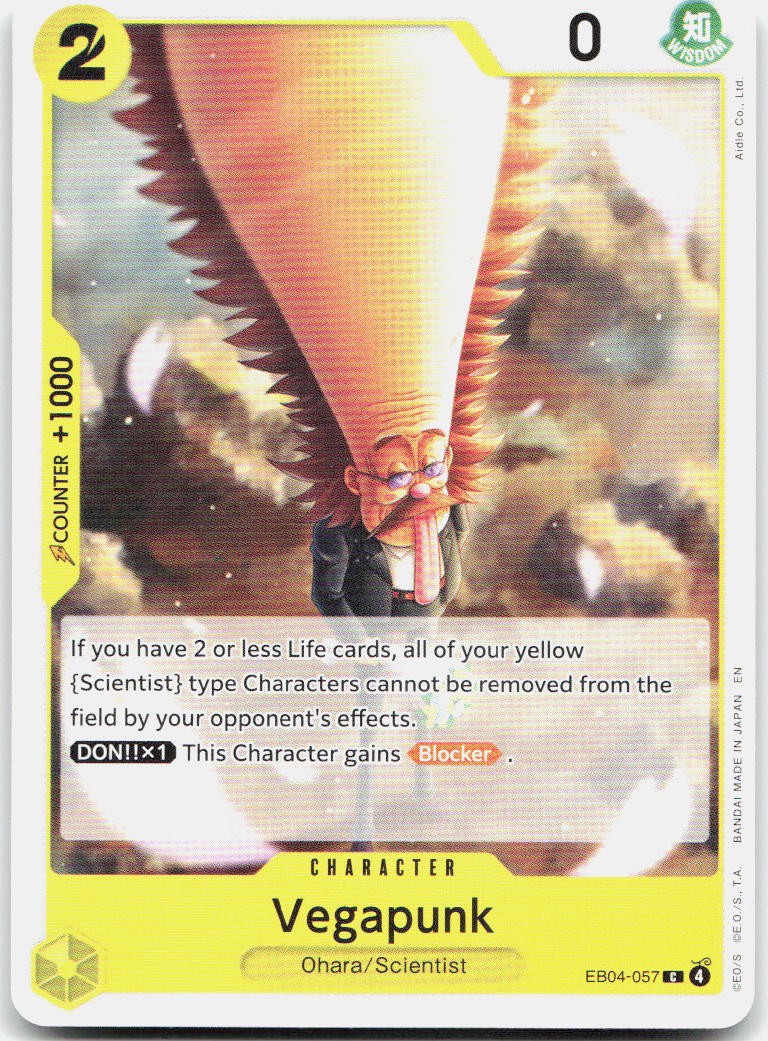Vegapunk C Adventure on Kami's Island Release Event Cards EB04-057 NM