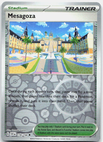 Mesagoza Reverse Holo Uncommon SV01: Scarlet & Violet Base Set 178/198 NM