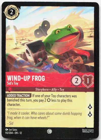 Wind-Up Frog - Sid's Toy Common Wilds Unknown 112/204 NM