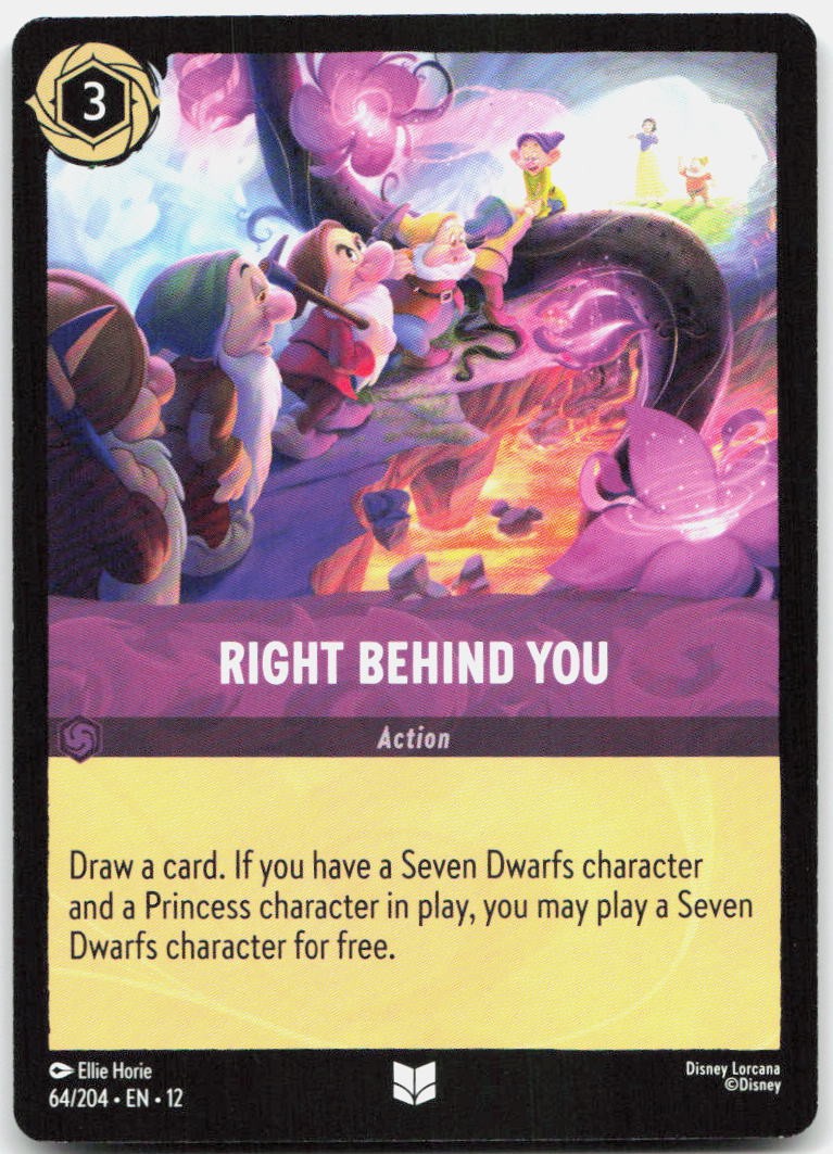 Right Behind You Uncommon Wilds Unknown 64/204 NM
