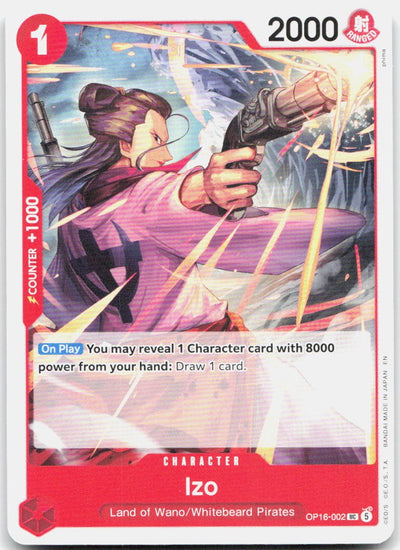 Izo UC The Time of Battle OP16-002 NM