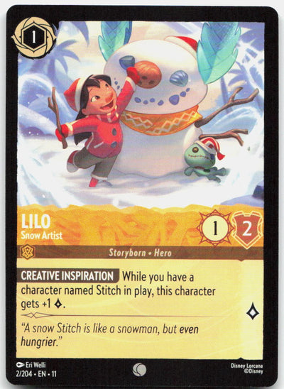 Lilo - Escape Artist Super Rare Azurite Sea 2/204 NM