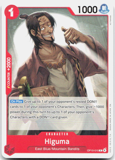 Higuma C Adventure on Kami's Island Release Event Cards OP15-015 NM