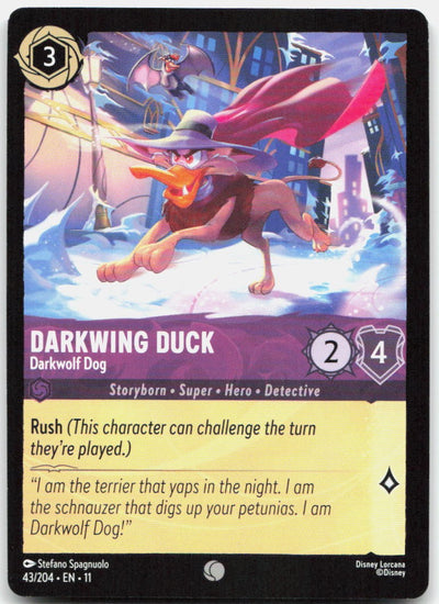 Darkwing Duck - Darkwolf Dog Common Winterspell 43/204 NM