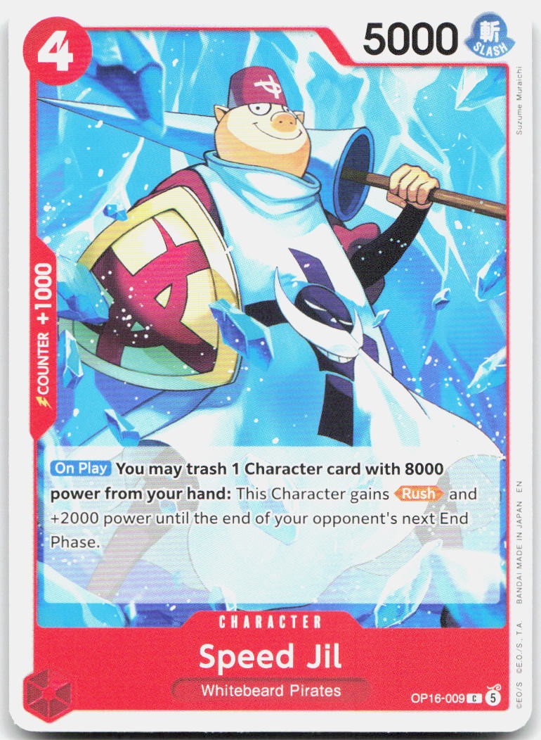 Speed Jil C The Time of Battle OP16-009 NM