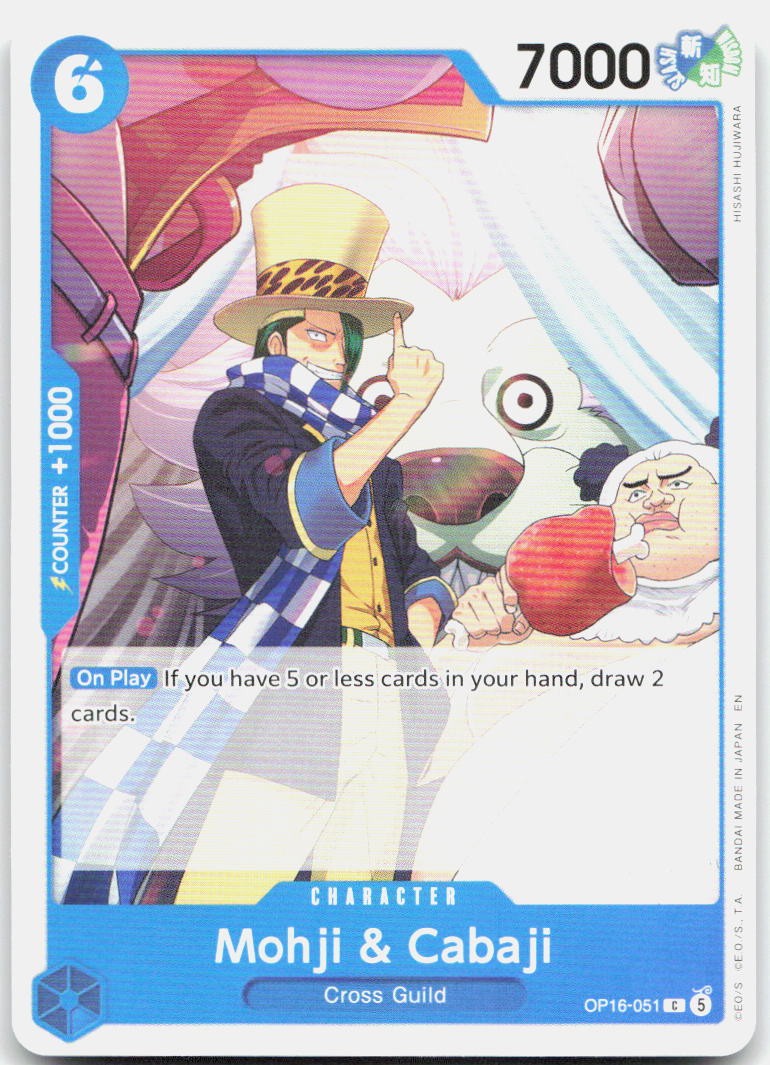Mohji & Cabaji C The Time of Battle OP16-051 NM