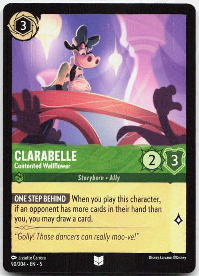 Clarabelle - Contented Wallflower Uncommon Shimmering Skies 90/204 NM