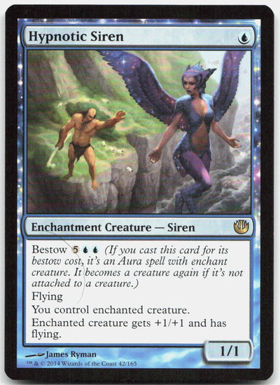Hypnotic Siren 42 Rare Journey Into Nyx Magic: The Gathering Near Mint