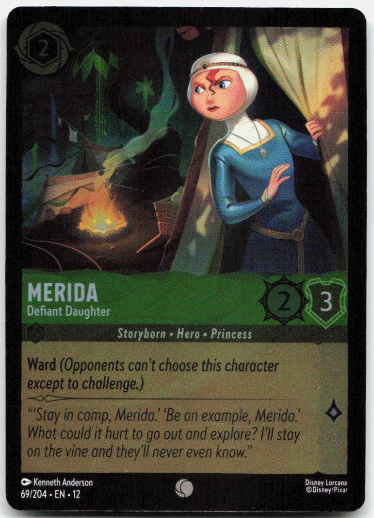 Merida - Defiant Daughter Cold Foil Common Wilds Unknown 69/204 NM