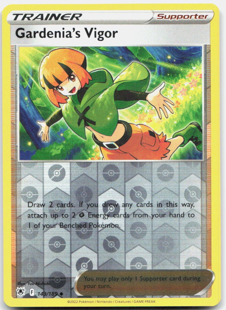 Gardenia's Vigor Reverse Holo Uncommon SWSH10: Astral Radiance 143/189 NM