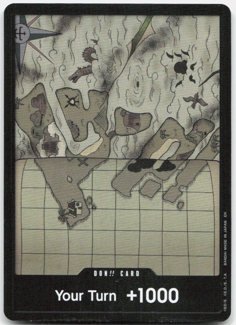 DON!! Card (Sky Island Map) (Double Pack Set Vol. 10) AOKI One Piece Foil NM