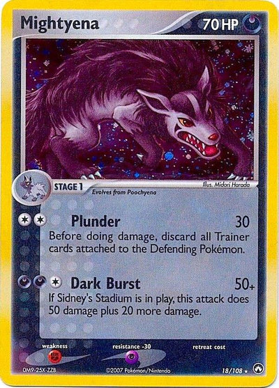 Mightyena (Cosmos Holo) #018/108 - Deck Exclusives