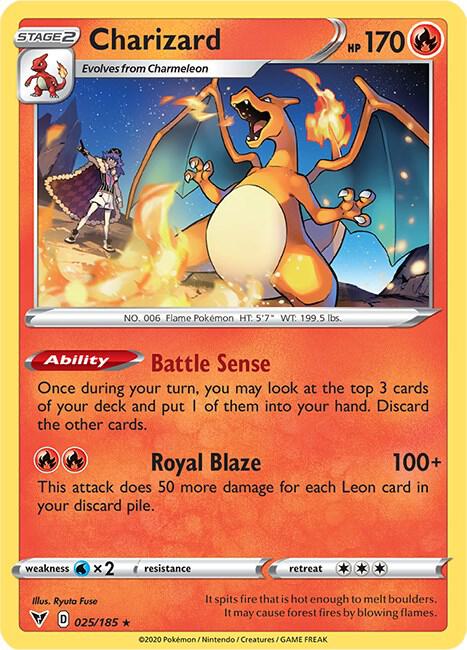 Charizard #025/185 - SWSH04: Vivid Voltage