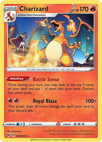Charizard #025/185 - SWSH04: Vivid Voltage