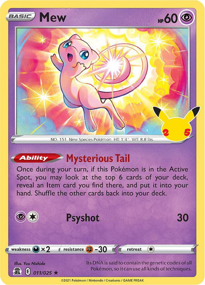 Mew #011/025 - Celebrations