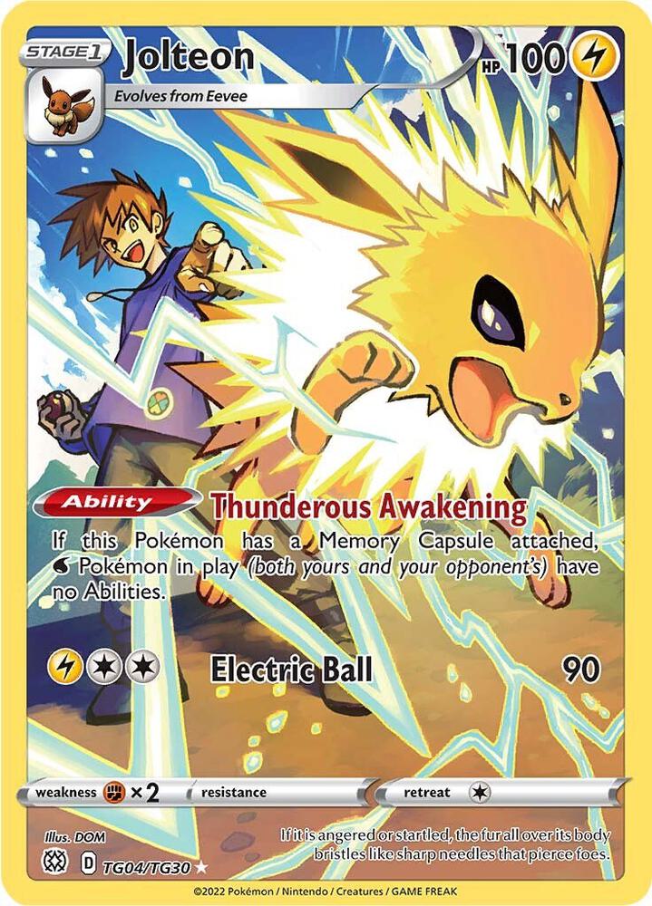 Jolteon #TG04/TG30 - SWSH09: Brilliant Stars Trainer Gallery