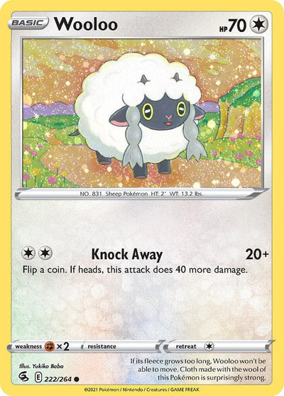 Wooloo (Cosmos Holo) #222/264 - Miscellaneous Cards & Products