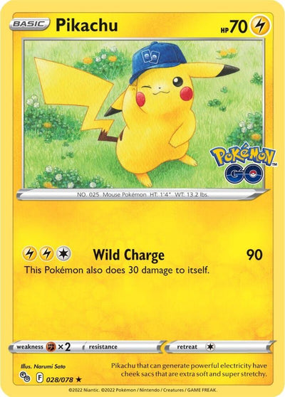 Pikachu #028/078 - Pokemon GO