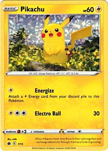 Pikachu #007/015 - McDonald's Promos 2022