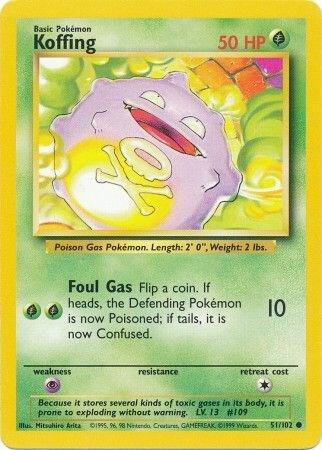 Koffing #051/102 - Base Set