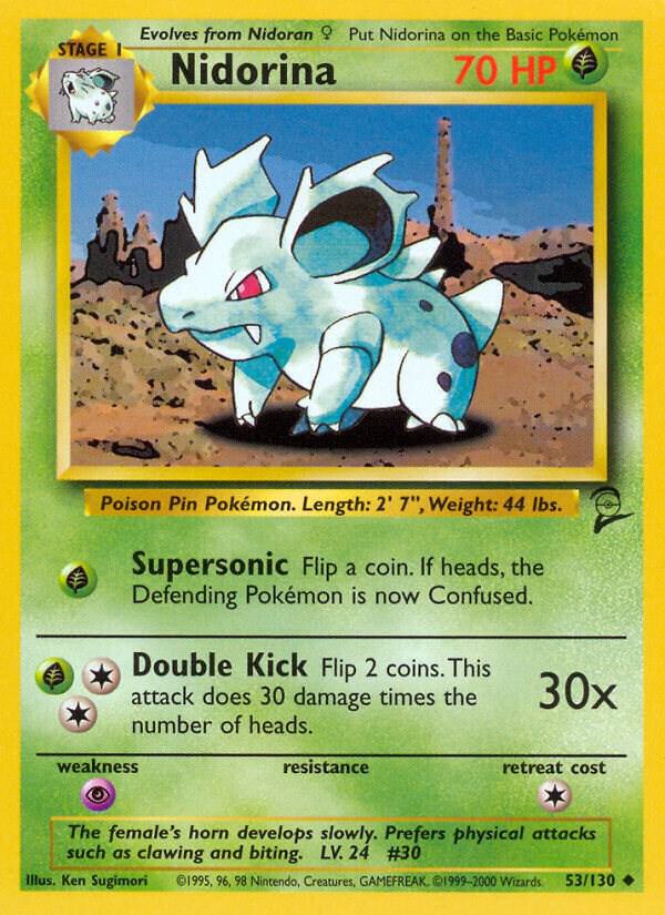 Nidorina #053/130 - Base Set 2