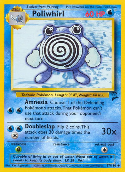 Poliwhirl #057/130 - Base Set 2