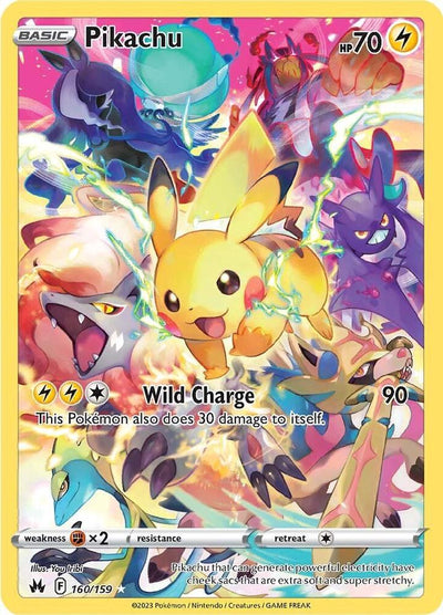 Pikachu (Secret) #160/159 - Crown Zenith