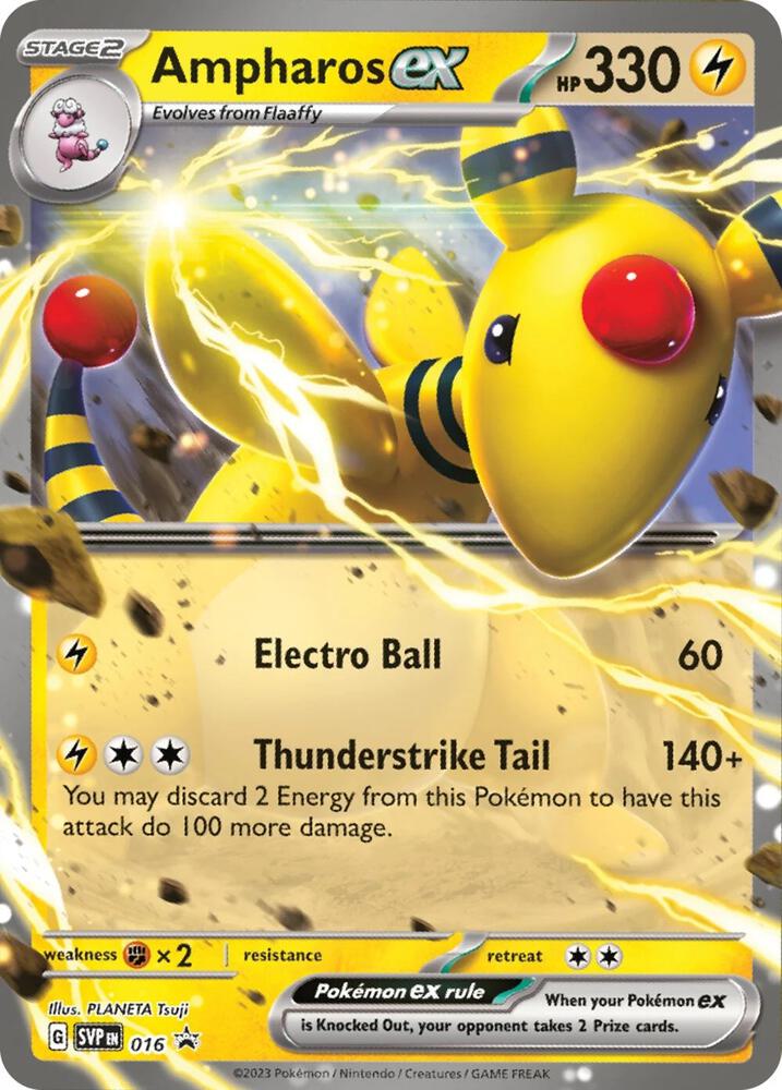 Ampharos ex #016 - SV: Scarlet & Violet Promo Cards